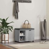  Klupa za hodnik s jastukom Siva Sonoma 60 x 38 x 46 cm | shoptok.hr