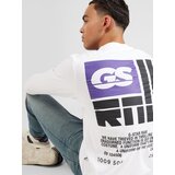 G-star Raw Majica sivka / črna / bela | Shoptok.si