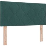 vidaXL Naslon za glavu Dizajn Dijamantnih Blokova Tamno Zelena 90 cm Baršun | shoptok.hr