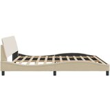  Okvir za krevet s uzglavljem krem 180 x 200 cm od tkanine | shoptok.hr