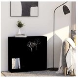 vidaXL Police za knjige crne 80x24x75 cm konstruirano drvo | shoptok.hr