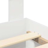  Konstrukcija postelje Bela 140 x 200 cm Konstruiran les, (5000104281) | Shoptok.si