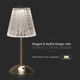 LED prigušiva punjiva stona lampa LED/2,4W/5V 3000-6000K 1800 mAh hrom | Eponuda.com