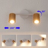  Brilagi - Stropni spot MODERN WOOD 2xGU10/8W/230V drvo/bela | Eponuda.com