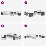  Setovi sofa 8 kom. Čvrsto drvo akacije | shoptok.hr