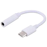 USB Type 3.1 C (M) – Jack 3.5mm (F) Audio adapter White AK-35