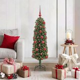 vidaXL Umjetno božićno drvce Zelena 120 cm PVC i čelik i plastika | shoptok.hr