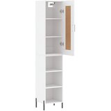  Visoka komoda bijeli 34,5x34x180 cm od konstruiranog drva | shoptok.hr