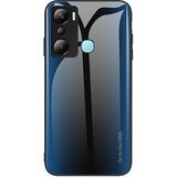 INORCO Teksturni ovitek iz ogljikovih vlaken za Infinix Hot 20i 4G, hrbtna stran iz kaljenega stekla, mehka torbica za telefon z okvirjem TPU, (22034299) | Shoptok.si