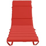  Jastučić za ležaljku GEMERT 100% poliester Crvena - Crvena 200 x 50 x 3 cm Poliester | shoptok.hr
