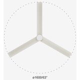 Faro 34292-1TW - LED prigušiva ventilator CRUISER LED/20W/230V 2700/4000/6500K + daljinski upravljač | Eponuda.com