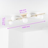 Brilagi LED plafonski luster MILLA 7xG9/3W/230V zlatna/bela | Eponuda.com