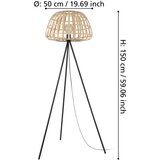 Eglo 390155 - podna lampa montezuelo 1xE27/40W/230V bambus | Eponuda.com