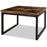  Stol za Kavu Tikovina i Smola 60x60x40 cm | Eponuda.ba