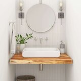 Kupaonska radna ploča 60x60x3 8 cm četvrtasta od drva bagrema | shoptok.hr