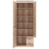Mömax Garderobna Omara Vancouver, Barva Hrasta, Ogledalo, Led | Shoptok.si