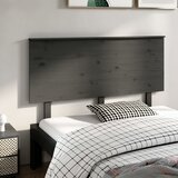  Uzglavlje za krevet sivo 144 x 6 x 82,5 cm od masivne borovine | shoptok.hr