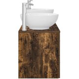  Set namještaja za kupaonicu 3 kom. Dimljeni hrast Smeđa 49,5 x 44,5 x 65 cm | shoptok.hr