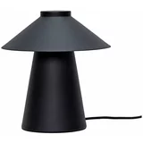 Hübsch crna metalna stolna lampa chipper