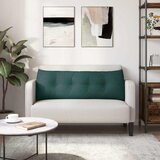 Jastuk za leđa Tamnozelena 140 x 24 x 50 cm tkanina | shoptok.hr