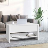  Stolić za kavu bijeli 80 x 50 x 40 cm od konstruiranog drva | shoptok.hr