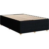 vidaXL krevet box spring s madracem crni 120 x 190 cm od tkanine | shoptok.hr