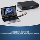 Razpakirano.si VHS na digitalni pretvornik USB 2.0 za zajem videa in zvoka, črn | Shoptok.si