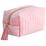 YESSS! neseser plišani kockasti roze Cene