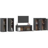 TV omarica 5 kosov siva trdna borovina, (20730347) | Shoptok.si