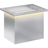  Vrtna posuda za sadnju s LED svjetlom Srebrna 30 x 40 x 30 cm Slike