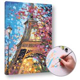  Slikanje po številkah EIFFEL TOWER | visoka težavnost | visoka težavnost | Shoptok.si