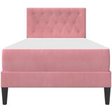  Okvir kreveta s madracem Ružičasta 100 x 200 cm Baršun | shoptok.hr
