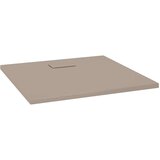 vidaXL Kad za tuš SMC rjava 90x80 cm | Shoptok.si