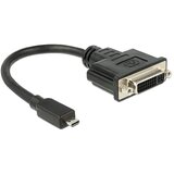Delock HDMI / DVI adapter [1x HDMI utikač D Micro => 1x DVI-ženski utikač 24+5-polni] crna Cijene