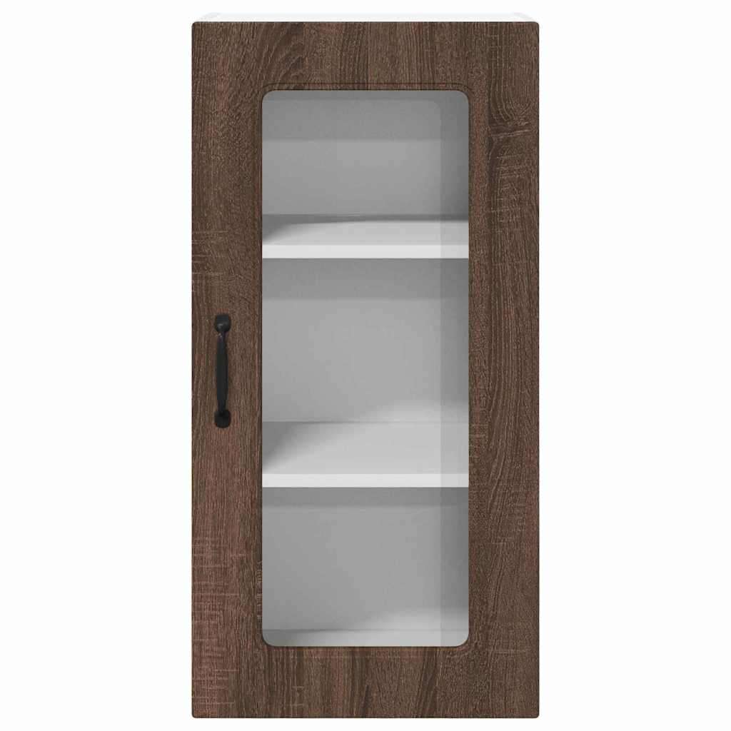  Zidni kuhinjski ormarić Zidne 2 pcs Smeđi hrast 40 x 31 x 80 cm | shoptok.hr
