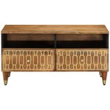 vidaXL Klubska mizica 80x54x40 cm trden mangov les | Shoptok.si
