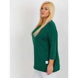 RELEVANCE Blouse-RV-BZ-3770.92-dark green | Shoptok.si