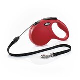 Flexi povodec Classic M, vrvica - 5 m (različne barve) rdeča Cene