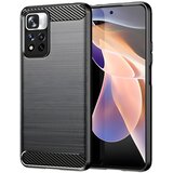 IZMAEL.eu Ohišje Carbon Shield TPU za Xiaomi Redmi Note 11 Pro/Poco X4 NFC - Črna | Shoptok.si