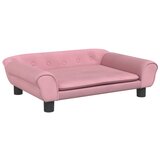 Maison Chic Otroški kavč - Otroški divan - Otroški sedež roza 70x45x26 cm žamet, (21729572) | Shoptok.si
