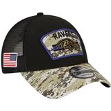 New Era Baltimore Ravens 9FORTY Trucker 2021 Salute to Service kapa Cene