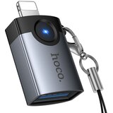 hoco. UA46 Victory OTG adapter Lightning na USB-A sivi Cijene