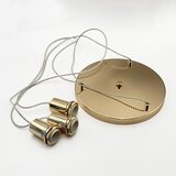  Luster na sajli VIVE 3xE27/15W/230V zlatni | Eponuda.com