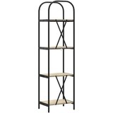vidaXL Polica sonoma hrast 40 x 30 x 146 cm Konstruirano drvo | shoptok.hr