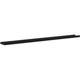  Zidne police 4 kom crne 115 x 9 x 3 cm | shoptok.hr