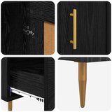  Highboard Crni hrast 69,5 x 31 x 115 cm Konstruirano drvo | shoptok.hr