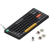 Nuphy Air75 V2 Brezžična Mehanska Tipkovnica, Bluetooth / 2.4 GHz, Slim, US Layout, Basalt Black Switch Brown, (21755799) Cene