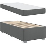  Krevetna konstrukcija s madracem Tamno siva 80 x 200 cm tkanina | shoptok.hr