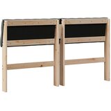  Tapecirani uzglavlje Tamno siva 150 cm Čvrsto borovo drvo | shoptok.hr