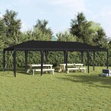 Šator za zabave Antracit 800 x 400 x 266 cm Polietilen i čelik | shoptok.hr